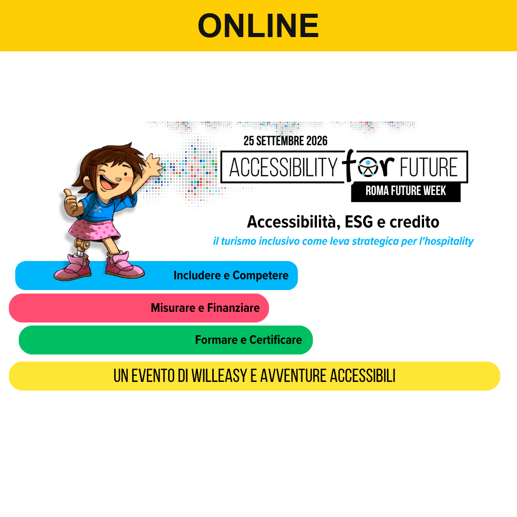 Iscrizione online — Accessibilità, ESG e credito (25/09/2026)
